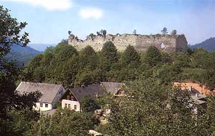 Zcenina hradu Lanperk